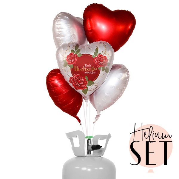 Helium Set - Hochzeitswünsche