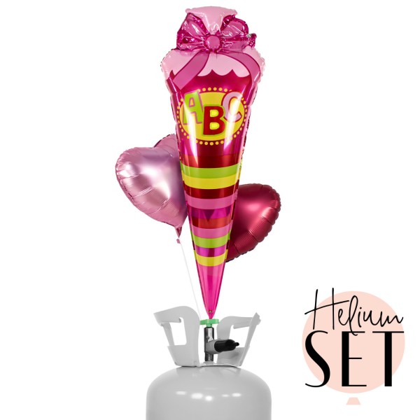 Helium Set - Schultüte Pink