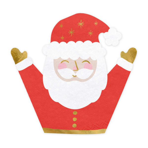 20 Servietten Trend - 16cm - Santa Claus