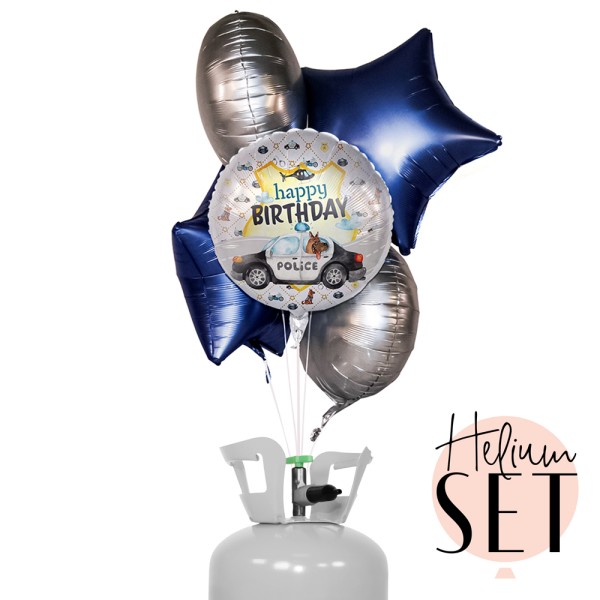 Helium Set - Police Academy Birthday