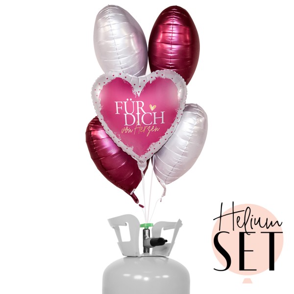 Helium Set - Für Dich von Herzen