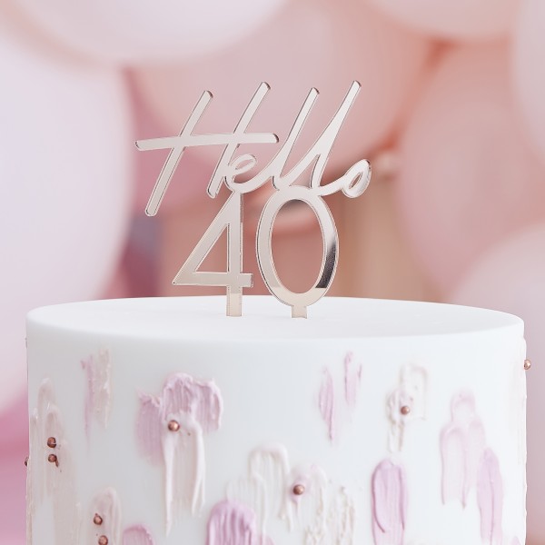 1 Cake Topper - Forty