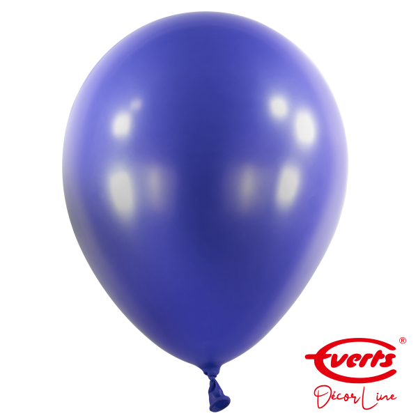 50 Luftballons - DECOR - Ø 35cm - Pearl &amp; Metallic - Navy Flag Blue