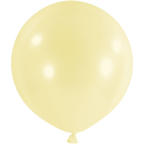 1 Riesenballon - Ø 1m - Pastell - Gelb