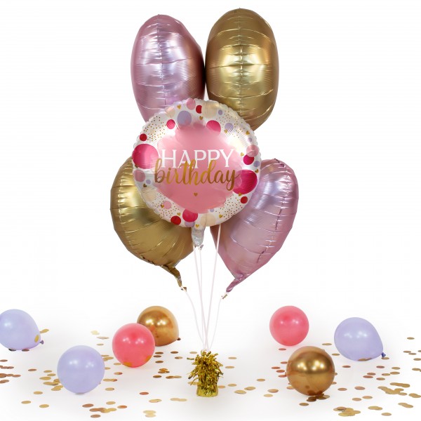 Heliumballon in a Box - Sweet Birthday