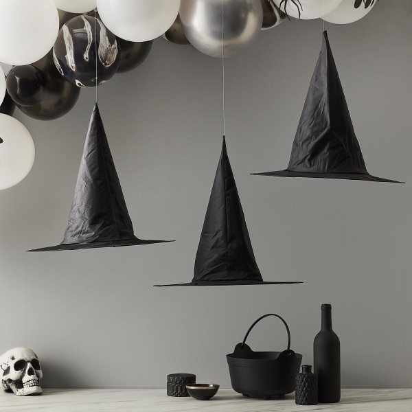 3 Hanging Witches Hats