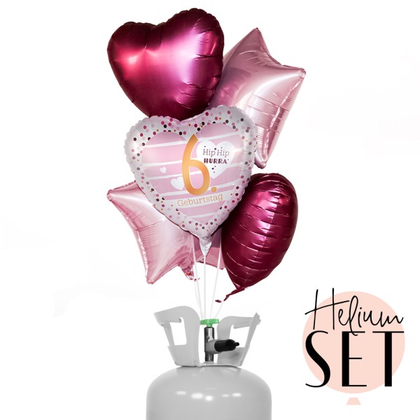 Helium Set - Pretty in Pink - Six