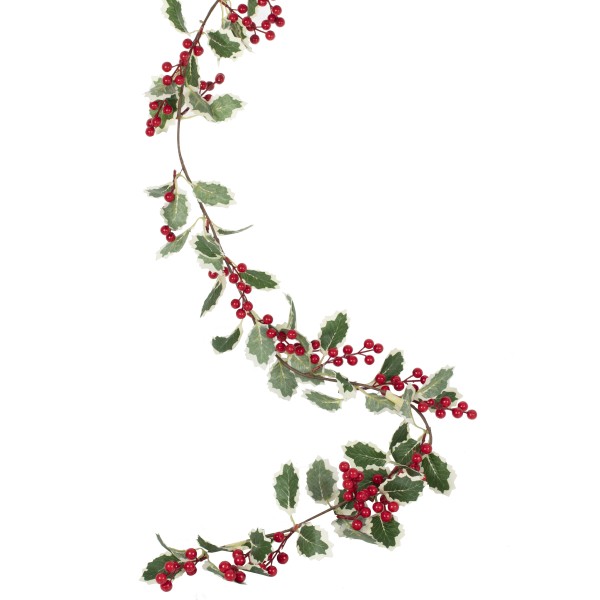 1 Foliage Garland - Berries and Holly