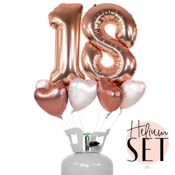 Helium Set - Rosegolden Eighteen