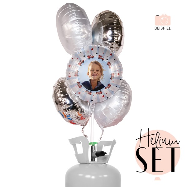 Helium Set - Fotoballon - Happy Fire Engine