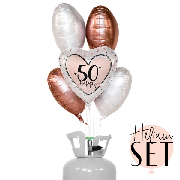 Helium Set - Glossy Birthday 50