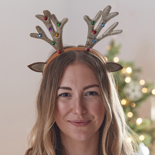 1 Headband - Reindeer Antlers